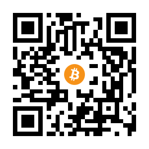 bitcoin:1PQdspUL7rHYxwypxQzoF2mYy7V5cBNkLr black Bitcoin QR code
