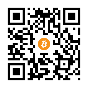 bitcoin:1PUumPnaQmeJP6Lc4THauUjbNvdx5uNNmX black Bitcoin QR code