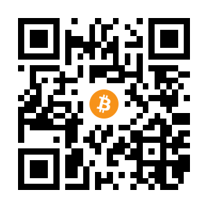 bitcoin:1PxM1ESQMaS6xr6HUAHNEtv3aydCYREbFJ black Bitcoin QR code