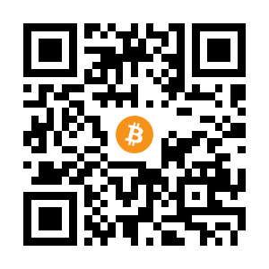 bitcoin:1Q1SULuLL6J8vS46ir4emvsRbroXMPzUHr black Bitcoin QR code