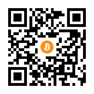 bitcoin:1QDQh3QSaw33VBm4vXu9bvpZfjsqtnRBAW black Bitcoin QR code
