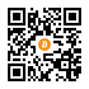bitcoin:1QJvMLLAhkFk6icnd26rN8QsWQFAqDhwcB black Bitcoin QR code