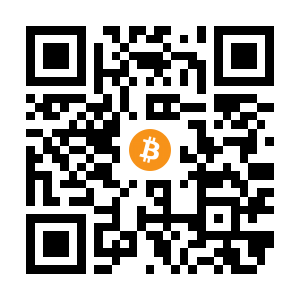 bitcoin:1x6Lf2wzW1A1TuaqZ96aKsBXstFQ2fJ1M black Bitcoin QR code