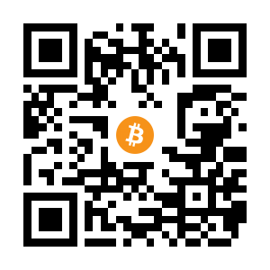 bitcoin:32UfMnewhETMWAu9BdLsEY9MWX4WYvEbur black Bitcoin QR code