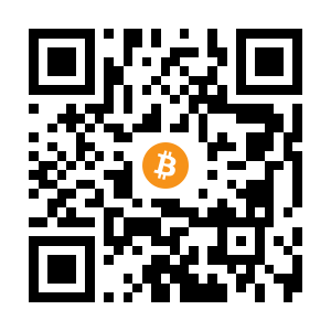bitcoin:32UjUPzU7THtbAdnP2qKUacN36n5HXFRnV black Bitcoin QR code