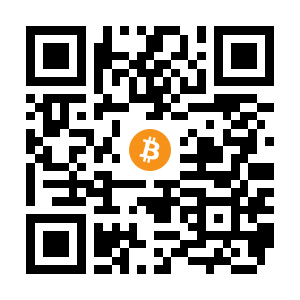 bitcoin:33BVazXEy9wbXeDLi1gxXh8dhsQZT16qKp black Bitcoin QR code