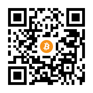 bitcoin:33v1CrKzXz2jRmPwRGNeb1QCu4i6Sp96GB black Bitcoin QR code