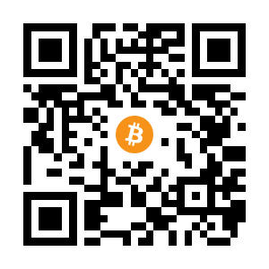 bitcoin:344ftQ1MeBhEmXdqBB9L8nA6cDUq1kW1w5 black Bitcoin QR code