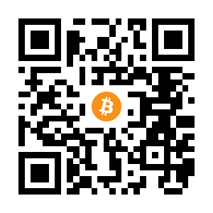 bitcoin:3AV9oeWrmN6VKA23HxrWPjFxPiwpX58bPP black Bitcoin QR code