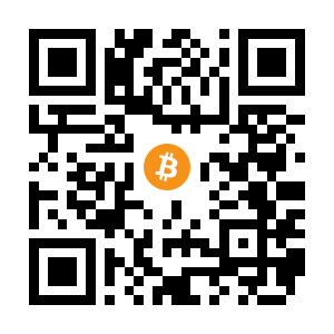 bitcoin:3AXjpf6KW4vNebGr6zsBdgirzqzxvYeyeE black Bitcoin QR code