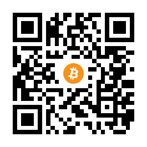 bitcoin:3CDvFNt51YeL7bhQCeMsxCragHaQ4YCqQm black Bitcoin QR code