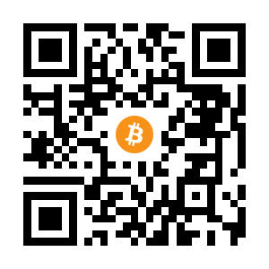 bitcoin:3DbAdbg9jtsEr8coEkMVScRq81mv9ahYKL black Bitcoin QR code