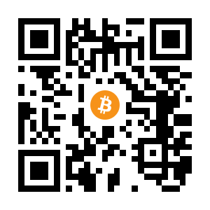 bitcoin:3EUnWMTkzFzMNL7bmMnvvkMcwRamhdnsNe black Bitcoin QR code
