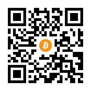 bitcoin:3FP2jrJp9evM3eUepXxT5fSas8bYPyhQLH black Bitcoin QR code