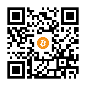 bitcoin:3FpjMKtH8WekZx25CuTNwJ2NaPBL47cXVx black Bitcoin QR code