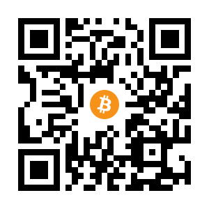 bitcoin:3Fyw2i7QMiwvXW3CsmYqkA2e4Git3ghGz7 black Bitcoin QR code