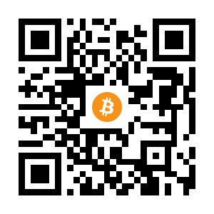 bitcoin:3GbtAkTh522sX4LnDgUAExFUkDk5f7JPWs black Bitcoin QR code