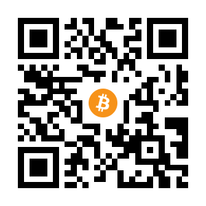bitcoin:3GcGC1rUdBsgvrNS1pTHt53s3BMvEwYJ1F black Bitcoin QR code