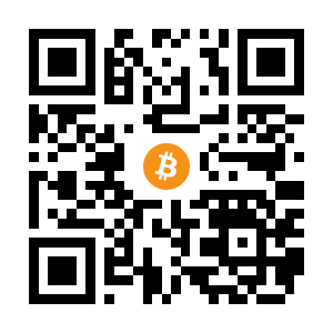 bitcoin:3LicQrrjmDbFugbjgm2gorozfB9MiUr9R8 black Bitcoin QR code
