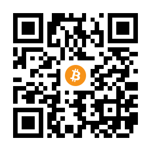 bitcoin:3P2sFV7tQYjGpLFGWVUhvWtr1bnfLmuUyY black Bitcoin QR code