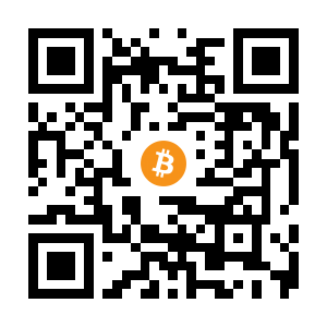 bitcoin:3QbUcos53rxufonqnWJBbmozGCQr1Pbqdv black Bitcoin QR code