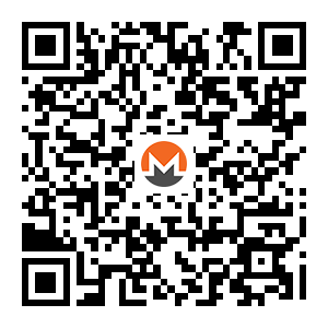 Monero QR code donation address