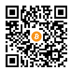 bitcoin:bc1qkvwatc7hleqenhacjnsljj0p6mfxkht62ejn6f black Bitcoin QR code