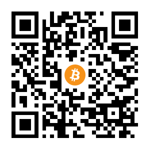 bitcoin:bc1quegkut43mg5eex356f3r693erkznvms3kcpfpe black Bitcoin QR code