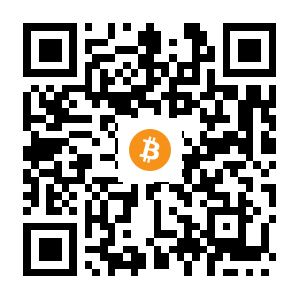 bitcoin:111kLDLZQhU9JVxa622MnKJARrEn8vSrp black Bitcoin QR code