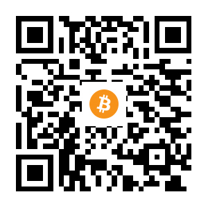bitcoin:112156m9jFjRpkWx21irTzdvK1o8BJj1iK black Bitcoin QR code