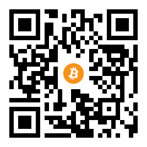 bitcoin:1129u3krAH6DKdudGcR499BqC5LkjSPzU9 black Bitcoin QR code