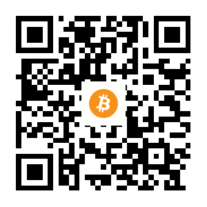 bitcoin:113324vM6NBar2q72w6iDCdQvPnPQw8Tvw black Bitcoin QR code