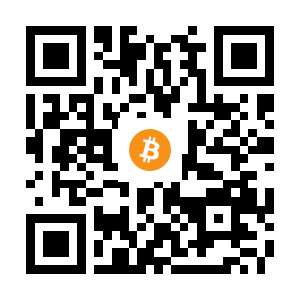 bitcoin:113XkeWgMtj9ym5X2jvagM2dPmJbYCHT15 black Bitcoin QR code
