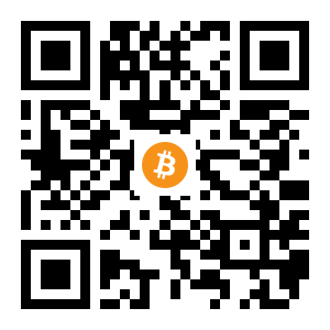 bitcoin:113hq8Vo1uJm9wD6Yq8EFNhC9u72nUF6bu black Bitcoin QR code