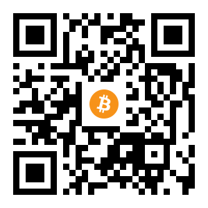 bitcoin:1141RviBZfTQtBjyCCk7tFHthWtP5N48fY black Bitcoin QR code