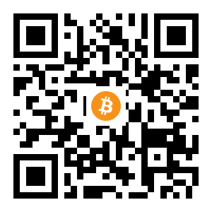 bitcoin:115Squ89oiCaamMbqY2ZjANCeLtX3RNkR4 black Bitcoin QR code