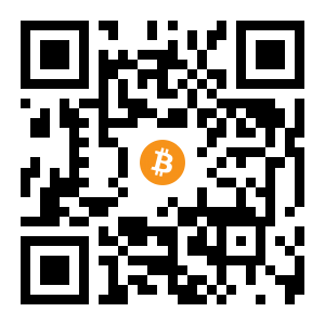 bitcoin:115cU7d8YVkwJb6ffHGeT1m3rzdt4itCid black Bitcoin QR code