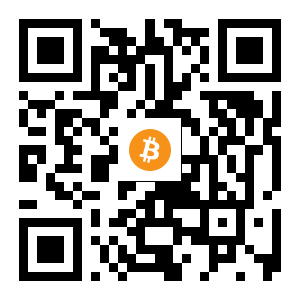 bitcoin:11f628TtvE2cmFL1MSWe89wGQbGEpFMno black Bitcoin QR code