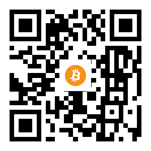 bitcoin:11zjbsDfEh2dK5QNTq3AAxQ9v64MUJib4 black Bitcoin QR code