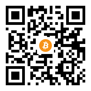 bitcoin:121551455CqU1hbgZHXW1wPND3Di2Br6bk black Bitcoin QR code