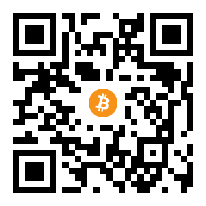 bitcoin:121nGToQzZYAnn2BTC8Tfc4sKi3VVpr2tR black Bitcoin QR code