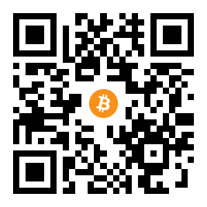 bitcoin:122KFSQZ166ADYPwskTimL135pPZc4kmSC black Bitcoin QR code