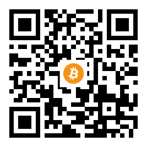 bitcoin:122iyzsQiWo2tAYxnbJg2fbipi9nL7zzy2 black Bitcoin QR code