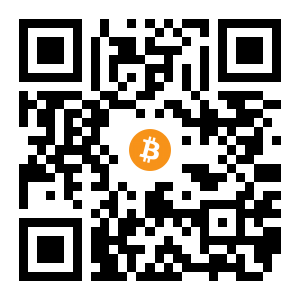bitcoin:1234R7ah21xWMQfpZE4NZvZQG6irqMbZ1S black Bitcoin QR code
