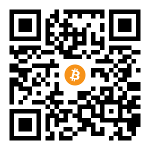 bitcoin:1234TsUuW14CUfs2Vxf2pBKhyKp7ViAiYo black Bitcoin QR code