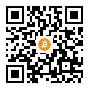 bitcoin:124Vj5YLhsN68zAvfuwFsJcmpVkZcc7MYy black Bitcoin QR code