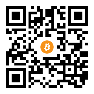 bitcoin:124j55kmNNGofnxTdqK6Pr9cEf7ueHUmop black Bitcoin QR code