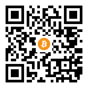 bitcoin:124u6zBeurAUb35y3xRLxnsWZsMzkiZSkj black Bitcoin QR code