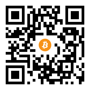 bitcoin:126f6UANzpRoxcGhttvb3qpUBPhDbuzV2o black Bitcoin QR code