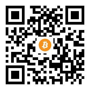 bitcoin:127U7X4noeVxBgWAk4QdsGPcstRdDFDbWU black Bitcoin QR code